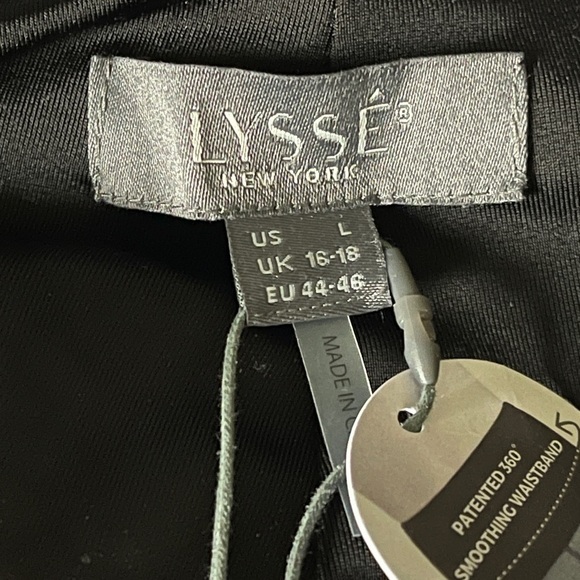 Lysse Palm Print Crop Pants | Size L | Travel Resort Linen Look Stretch NWT - Picture 9 of 10